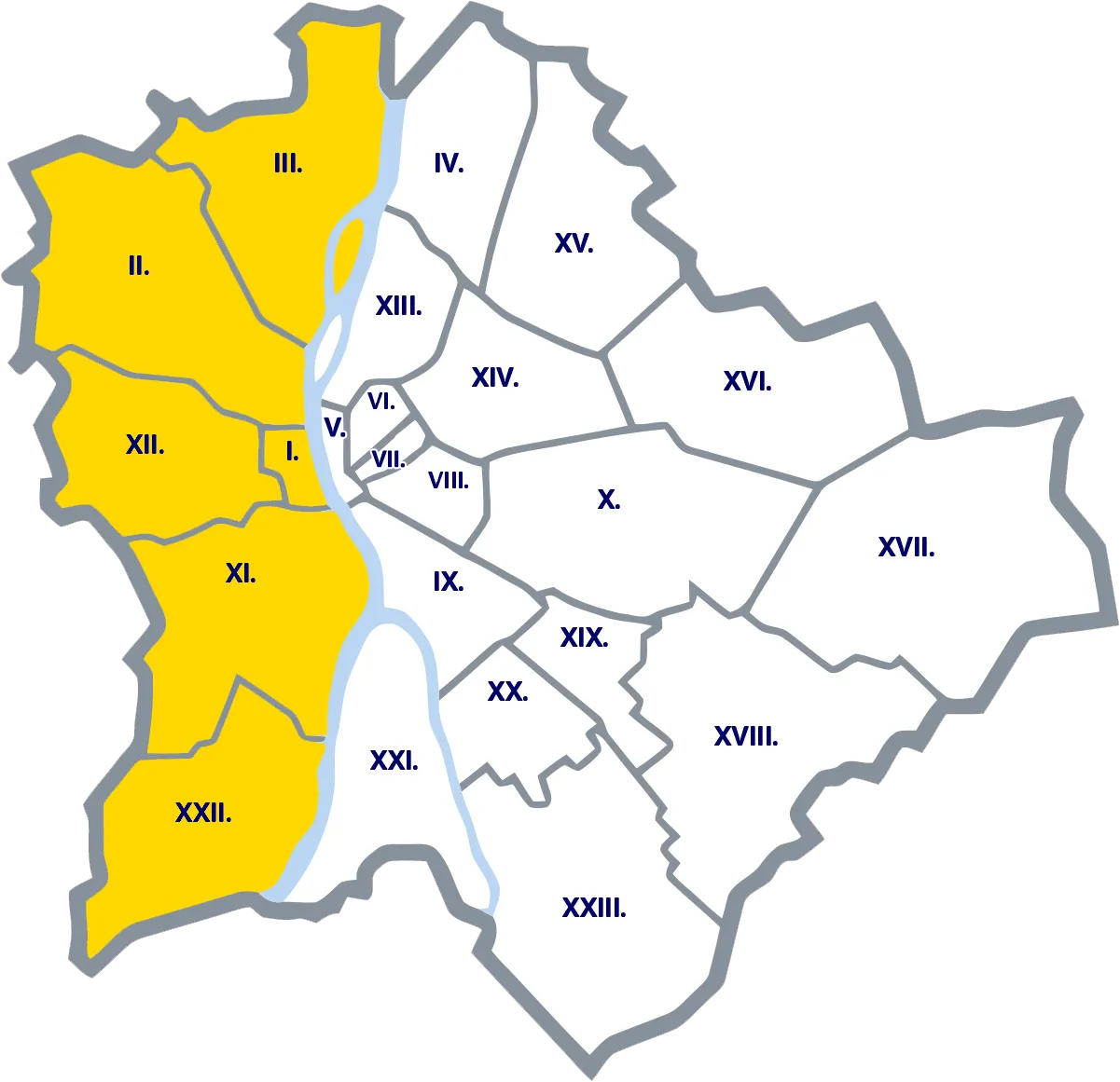 BUDA térkép