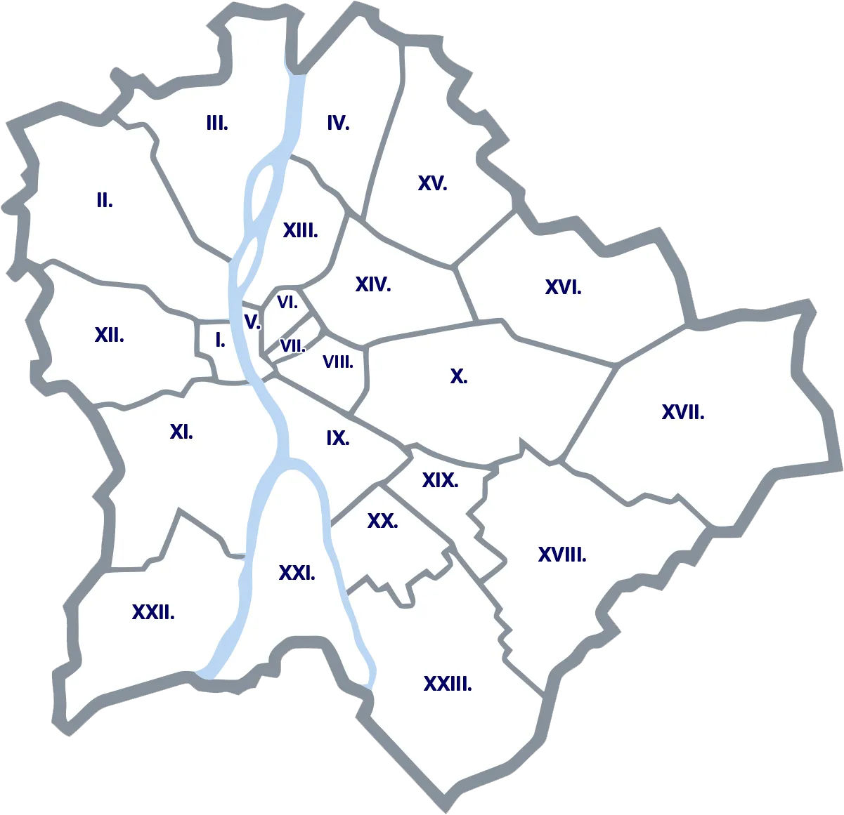 BUDAPEST térkép