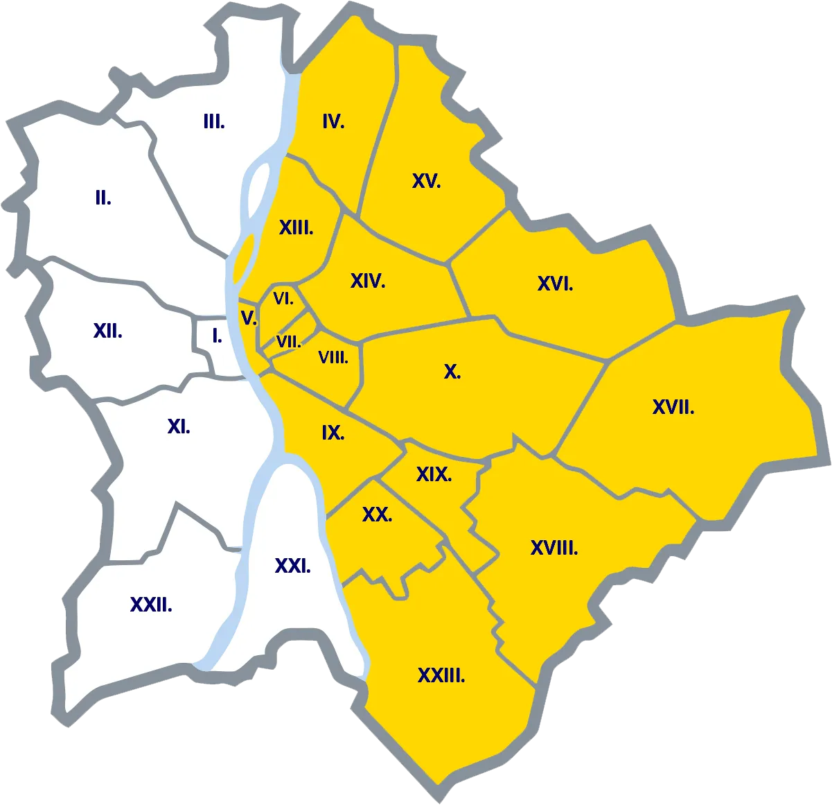 PEST térkép